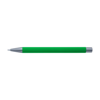 Penna in metallo personalizzata con logo - Penna a sfera Emmett | Riciclata | Finitura gommata