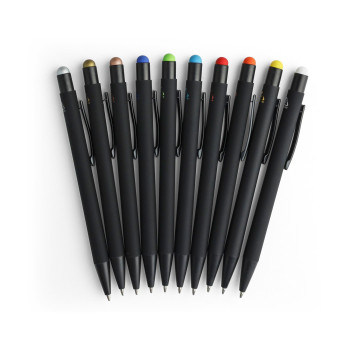 Penna in metallo personalizzata con logo - Penna a sfera Formentera | Riciclata | Stylus