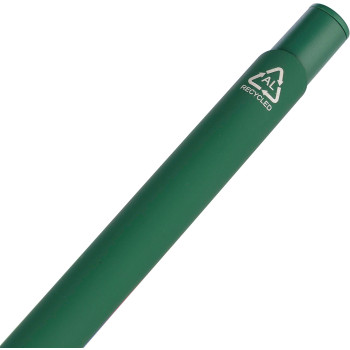 gadget ecologici con logo - Penna a sfera Gladys | Riciclata | Finitura in gomma