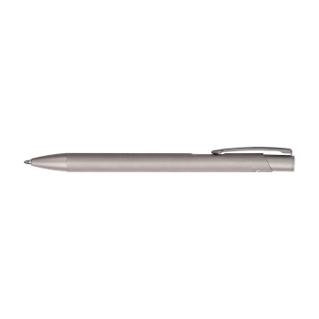 Penna in metallo personalizzata con logo - Penna a sfera Gladys | Riciclata | Finitura in gomma