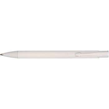 gadget ecologici con logo - Penna a sfera Gladys | Riciclata | Finitura in gomma