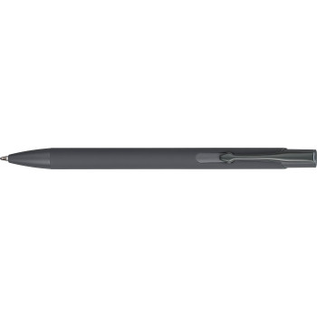 gadget ecologici con logo - Penna a sfera Gladys | Riciclata | Finitura in gomma
