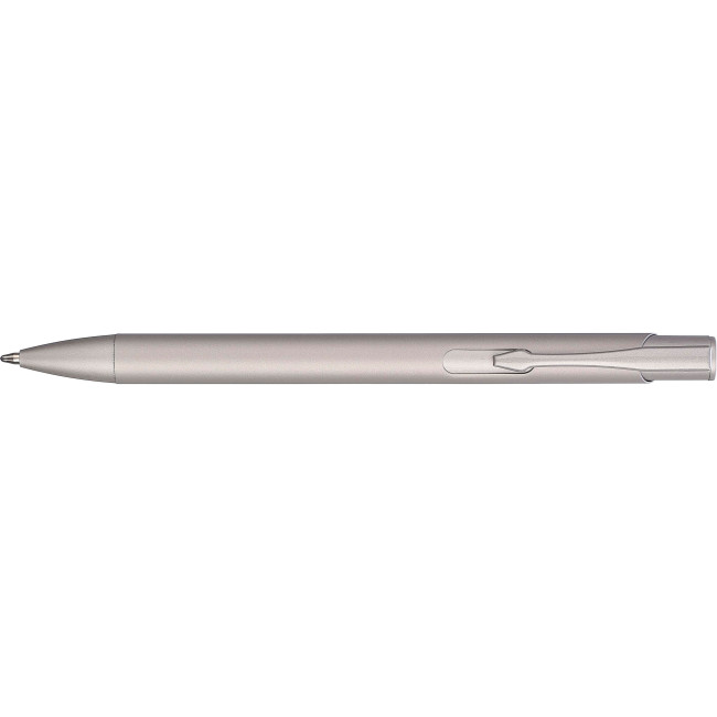 gadget ecologici con logo - Penna a sfera Gladys | Riciclata | Finitura in gomma
