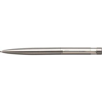 gadget ecologici con logo - Penna a sfera in acciaio inox riciclato Hannelore