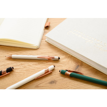 Penna in metallo personalizzata con logo - Penna a sfera in alluminio Anthony