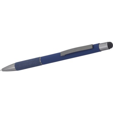 Penna in metallo personalizzata con logo - Penna a sfera in alluminio capacitiva Jett