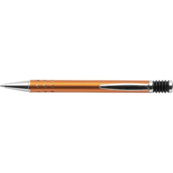 Penna in metallo personalizzata con logo - Penna a sfera in alluminio, refill nero