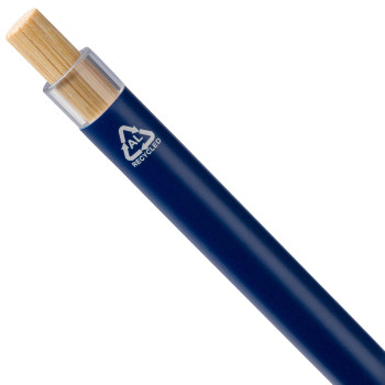 gadget ecologici con logo - Penna a sfera in alluminio riciclato laccato Maren