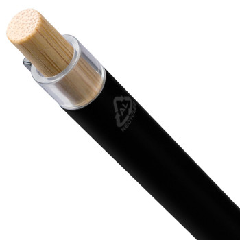 gadget ecologici con logo - Penna a sfera in alluminio riciclato laccato Maren