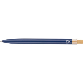 gadget ecologici con logo - Penna a sfera in alluminio riciclato laccato Maren