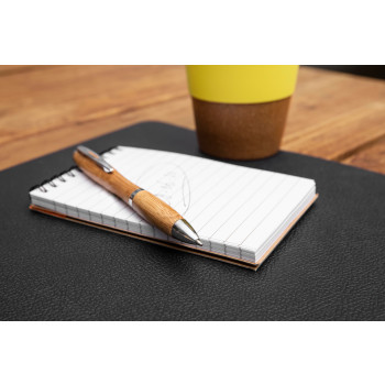 Penne in legno personalizzate con logo - Penna a sfera in bamboo Carson