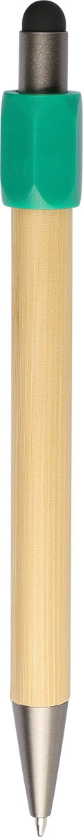 Penna a sfera in bambù con funzione spinner in ABS riciclato Fenn