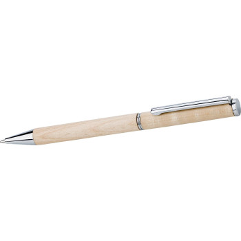 gadget ecologici con logo - Penna a sfera in legno di acero Lucienne