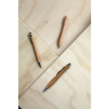 Penne in legno personalizzate con logo - Penna a sfera in legno Meera
