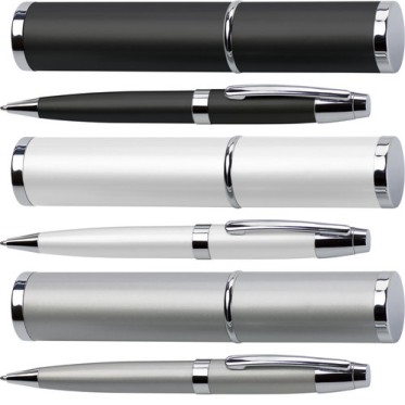 Penna di lusso elegante di qualità personalizzata con logo - Penna a sfera in metallo