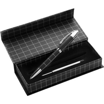 Penna di lusso elegante di qualità personalizzata con logo - Penna a sfera in metallo Malika