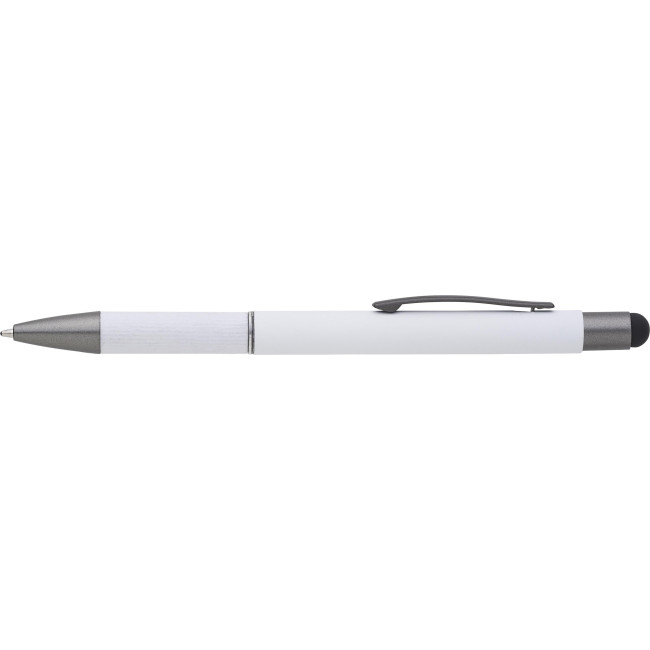 Penna in metallo personalizzata con logo - Penna a sfera Jett | Alluminio | Stylus