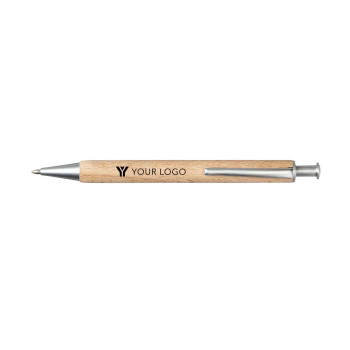 Penne in legno personalizzate con logo - Penna a sfera Marissa