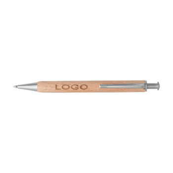 Penne in legno personalizzate con logo - Penna a sfera Marissa