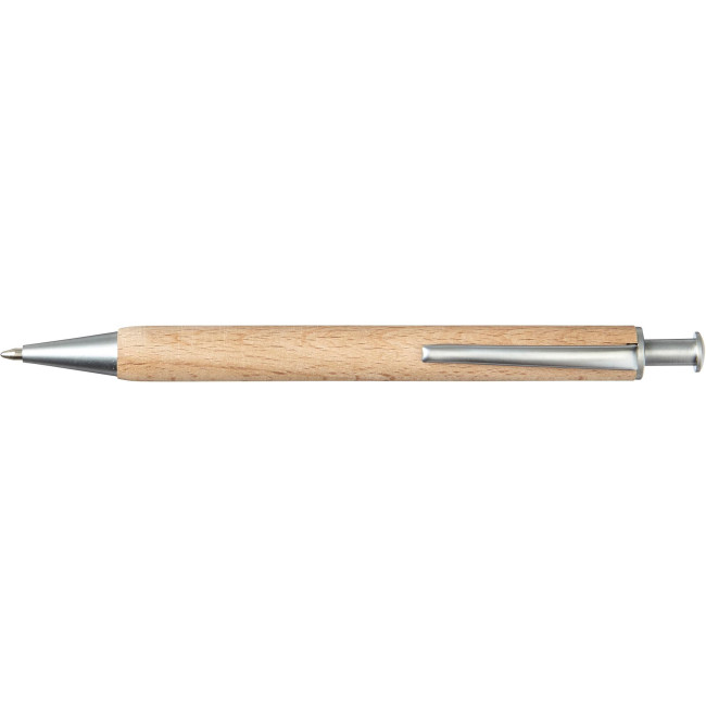 Penne in legno personalizzate con logo - Penna a sfera Marissa