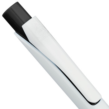Penne touch screen personalizzate con logo - Penna a sfera Oasis | Riciclata | Forma quadrata