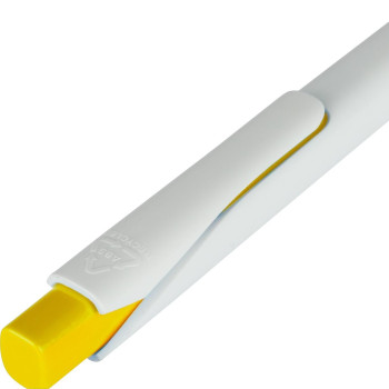 Penne touch screen personalizzate con logo - Penna a sfera Oasis | Riciclata | Forma quadrata