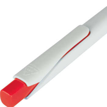 Penne touch screen personalizzate con logo - Penna a sfera Oasis | Riciclata | Forma quadrata