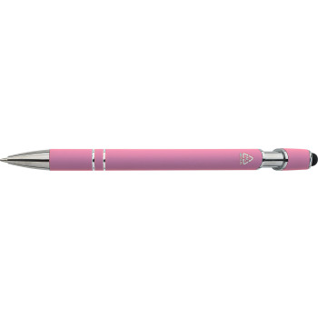 Penna in metallo personalizzata con logo - Penna a sfera Primo | Riciclata | Stylus