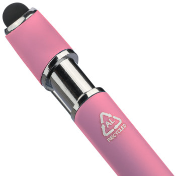 Penna in metallo personalizzata con logo - Penna a sfera Primo | Riciclata | Stylus