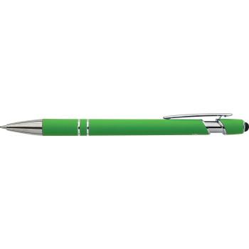 Penna in metallo personalizzata con logo - Penna a sfera Primo | Riciclata | Stylus