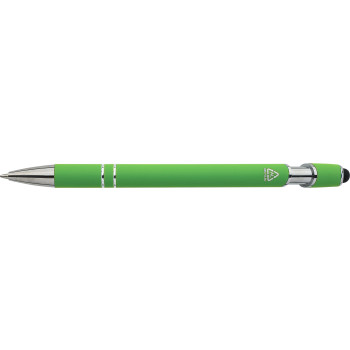 Penna in metallo personalizzata con logo - Penna a sfera Primo | Riciclata | Stylus