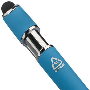 Penna in metallo personalizzata con logo - Penna a sfera Primo | Riciclata | Stylus