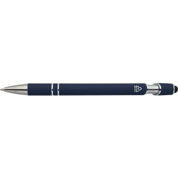 Penna in metallo personalizzata con logo - Penna a sfera Primo | Riciclata | Stylus
