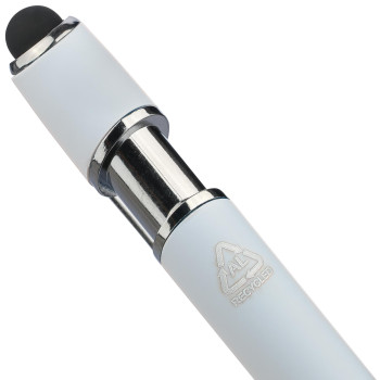 Penna in metallo personalizzata con logo - Penna a sfera Primo | Riciclata | Stylus