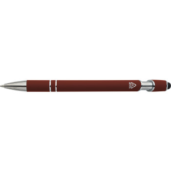 Penna in metallo personalizzata con logo - Penna a sfera Primo | Riciclata | Stylus