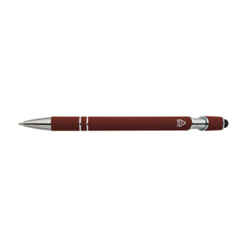 Penna in metallo personalizzata con logo - Penna a sfera Primo | Riciclata | Stylus
