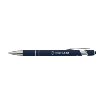 Penna in metallo personalizzata con logo - Penna a sfera Primo | Riciclata | Stylus