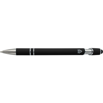 Penna in metallo personalizzata con logo - Penna a sfera Primo | Riciclata | Stylus
