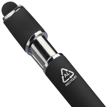 Penna in metallo personalizzata con logo - Penna a sfera Primo | Riciclata | Stylus