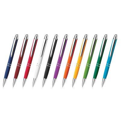 Penna alluminio effetto gommato