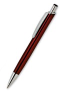 Penna in alluminio colorato clip cromata