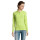 Polo donna personalizzabile in cotone pettinato maniche lunghe