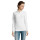 Polo donna personalizzabile in cotone pettinato maniche lunghe