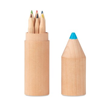 Matita personalizzata con logo - PETIT COLORET - Set 6 matite colorate