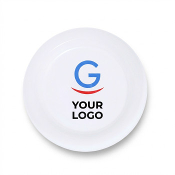 Piatto piano personalizzabile traslucido in polipropilene resistente