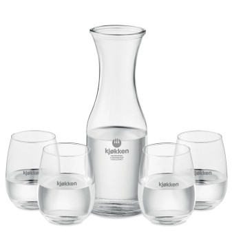 PICCADILLY - Set bicchieri e caraffa in vetro