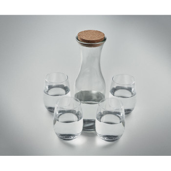 PICCADILLY - Set bicchieri e caraffa in vetro