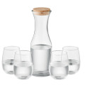 PICCADILLY - Set bicchieri e caraffa in vetro