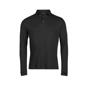 Pima Cotton Long Sleeve Polo