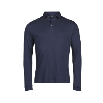 Pima Cotton Long Sleeve Polo